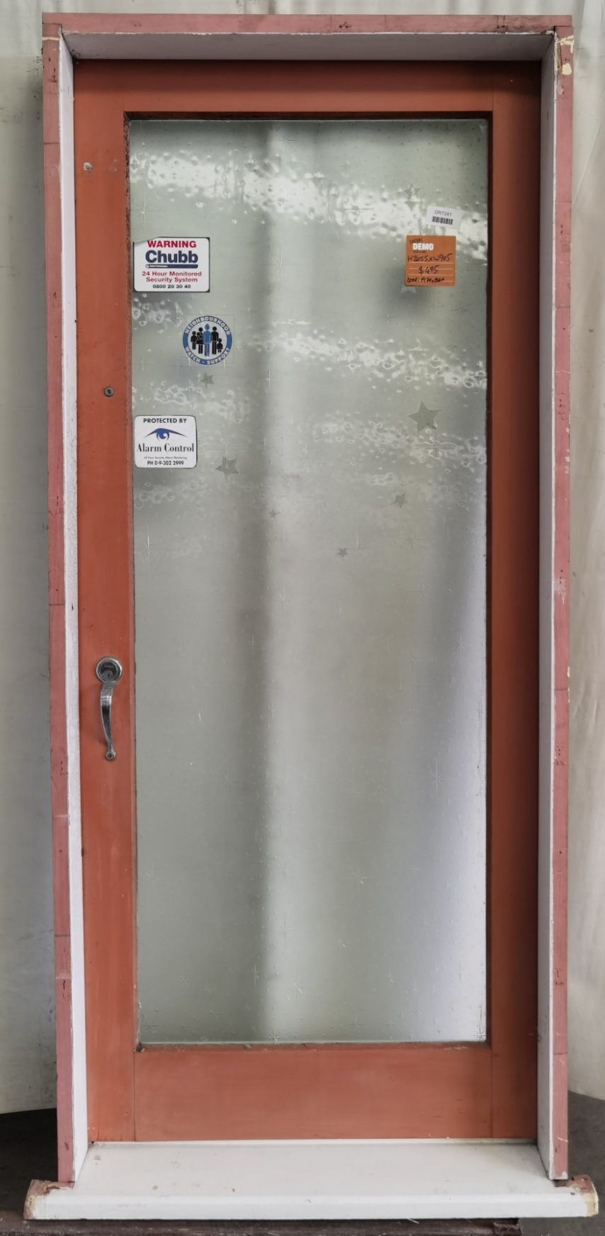 wooden pre-hung exterior door