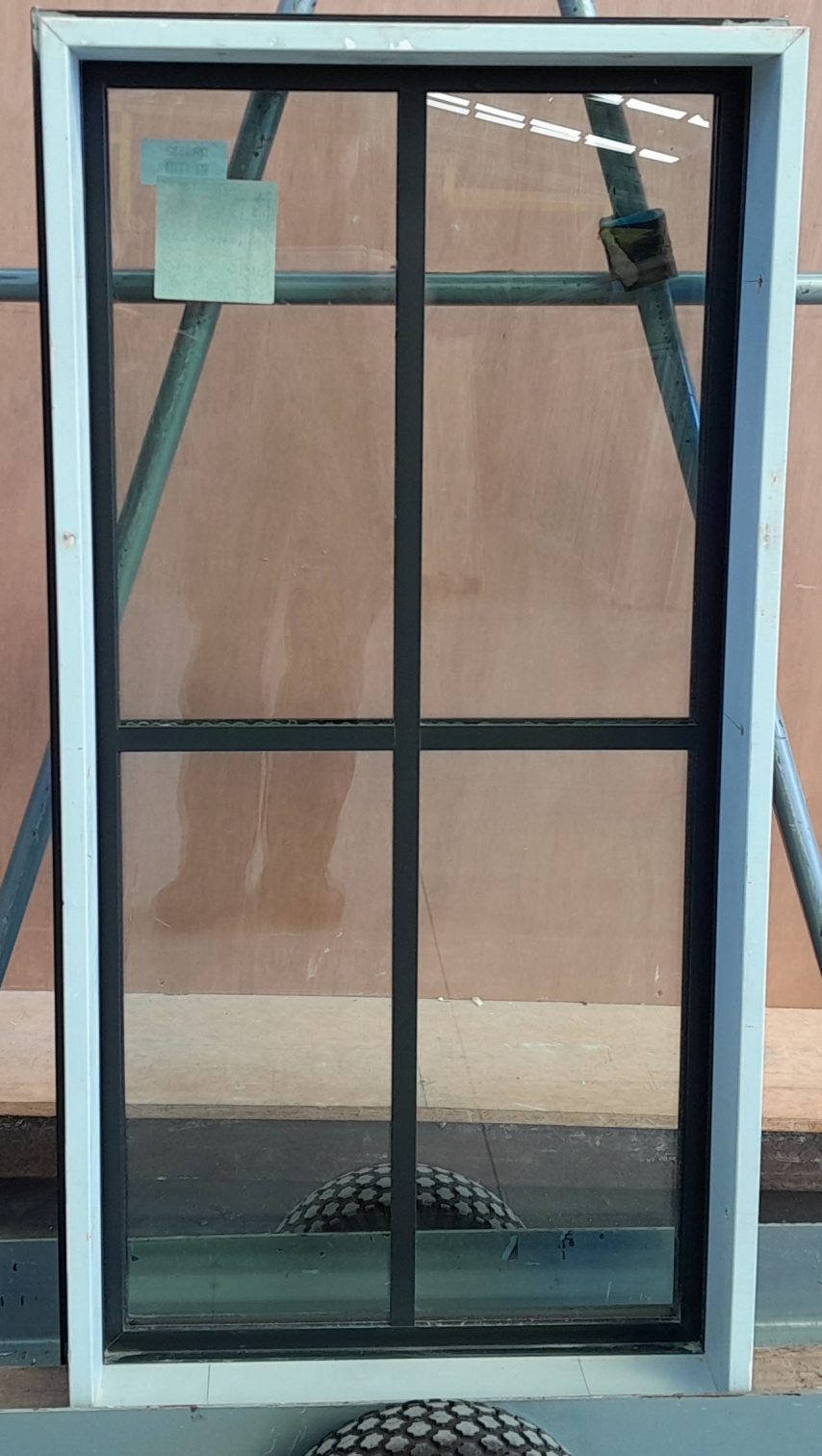 New double glazed Ironsand aluminium fixed window