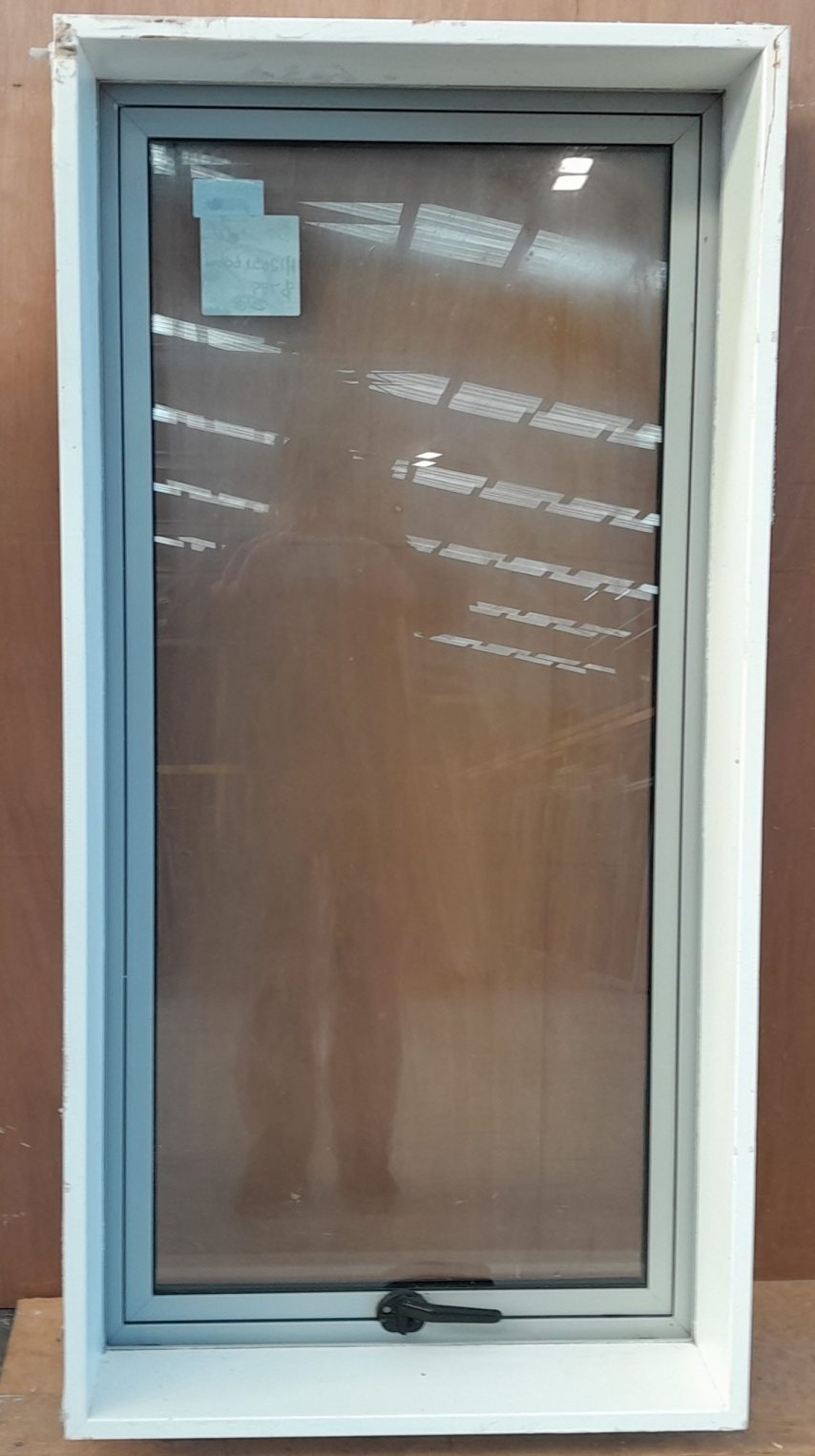 Silver pearl aluminium single window