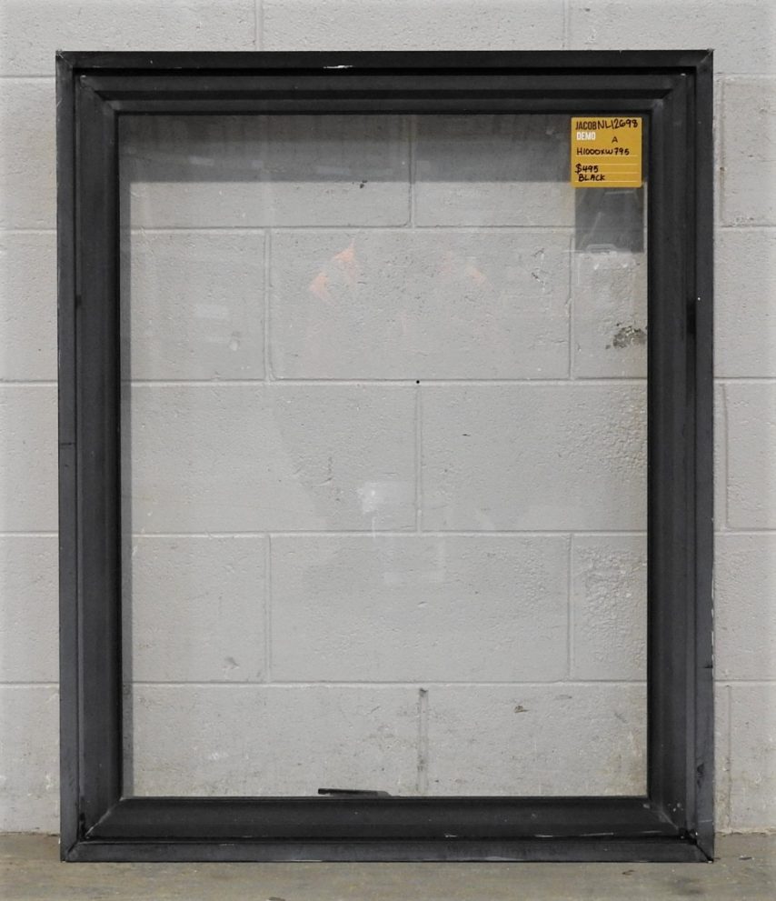 Black Aluminium Single Awning Portrait Window