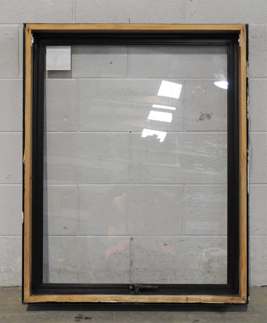 Black Aluminium Single Awning Portrait Window