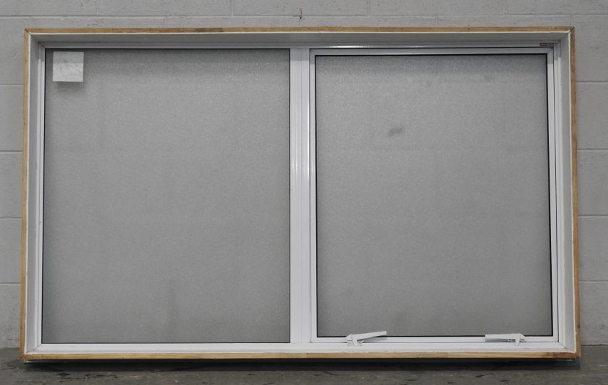White Aluminium Single Awning Landscape Window