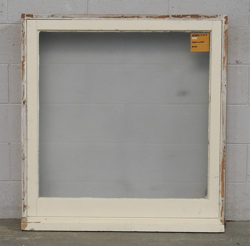 Wooden Single Awning Window with Obscure Glass