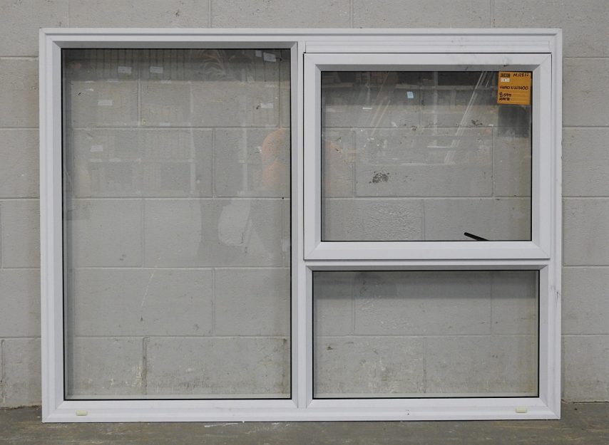 White Aluminium Single Awning Window