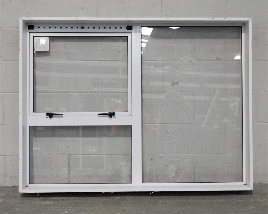 White Aluminium Single Awning Window