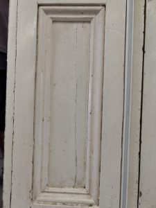 Wooden entry villa door
