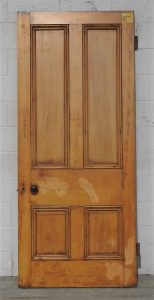Large Wooden Villa 4 Panel Door - Unpainted/Solid
