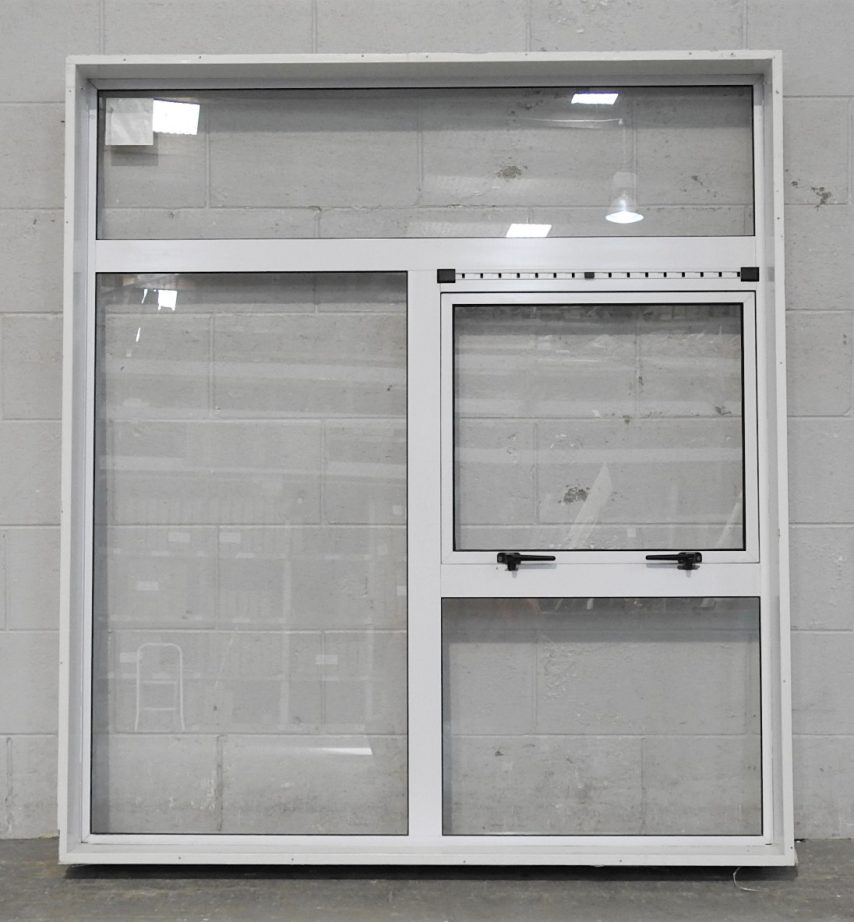 White Aluminium Single Awning Window