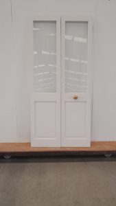 Wooden unhung interior french door