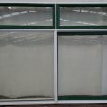 White Aluminium sliding window