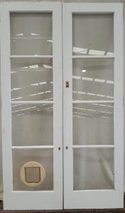 unhung wooden French Doors exterior door