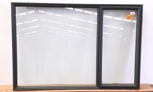 Karaka green aluminium awning window