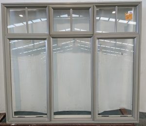Lichen Aluminium twin awning window