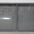 Denim Blue Aluminium Sliding Window - Opens Right To Left