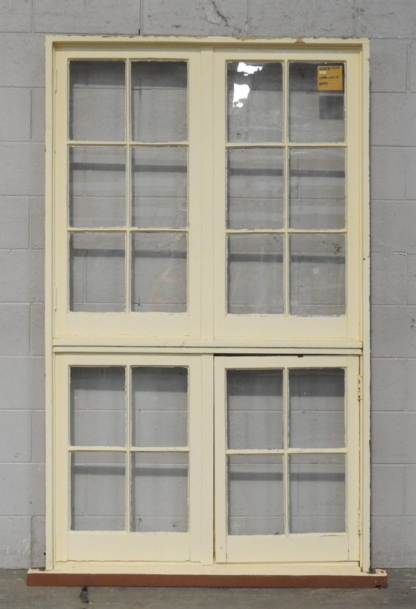 Tall Colonial Style Wooden Casement Portrait Window