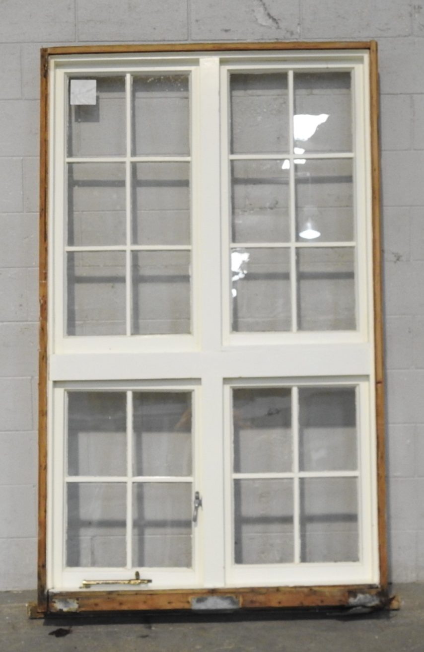 Tall Colonial Style Wooden Casement Portrait Window