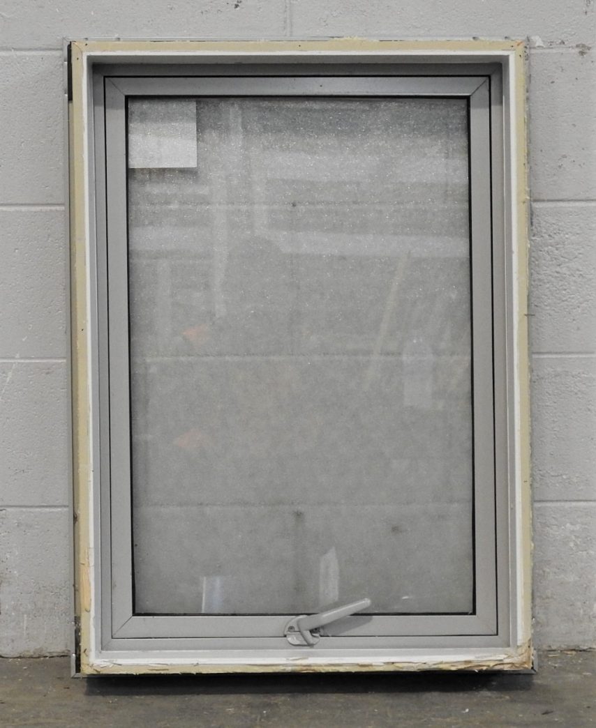 Silver Pearl Aluminium Awning Window - Double Glazed