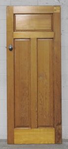 Wooden Bungalow 2 Panel Door - Unhung Unpainted