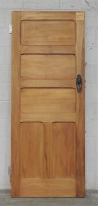 Wooden Bungalow 5 Panel Door - Unhung Unpainted
