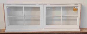 Wooden colonial twin awning window