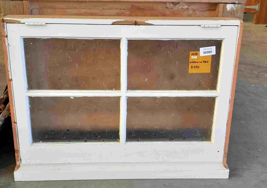 Wooden single casement awning window