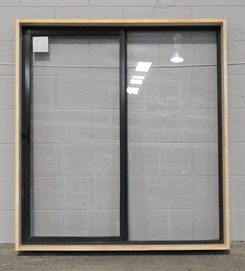 Karaka Green Aluminium Sliding Window - Opens Right To Left