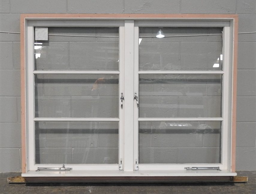 Wooden Casement Window With 3 Light Sashes