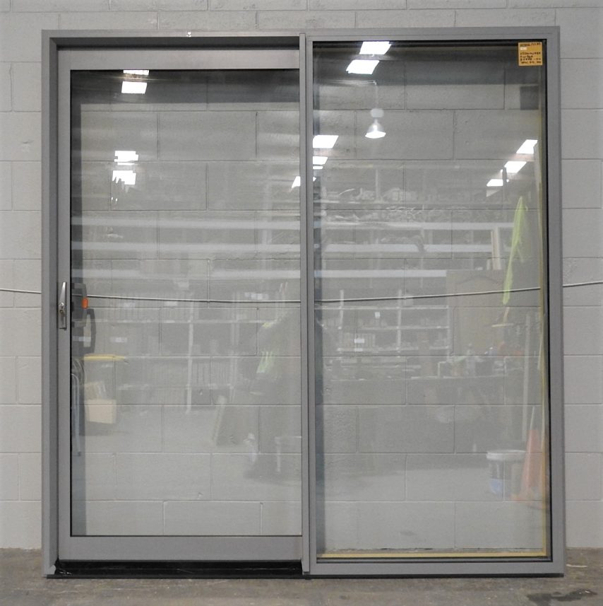 Sandstone Aluminium Sliding Door - Double Glazed
