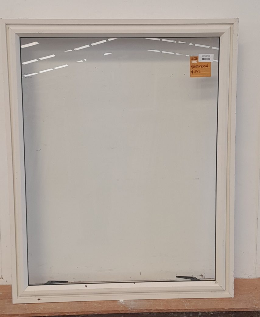 Cream aluminium single awning window