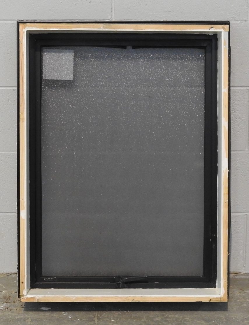 Black Aluminium Awning Window With Tinted Glass