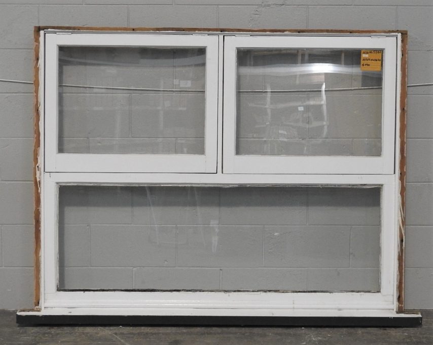 Wooden Double Awning Window With Bottomlight