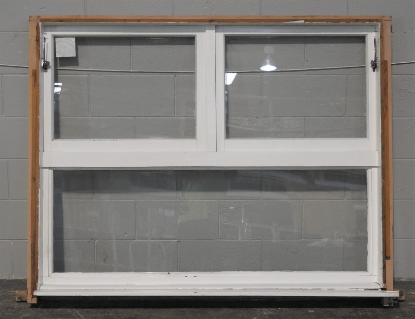 Wooden Double Awning Window With Bottomlight