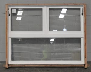 Wooden Double Awning Window With Bottomlight