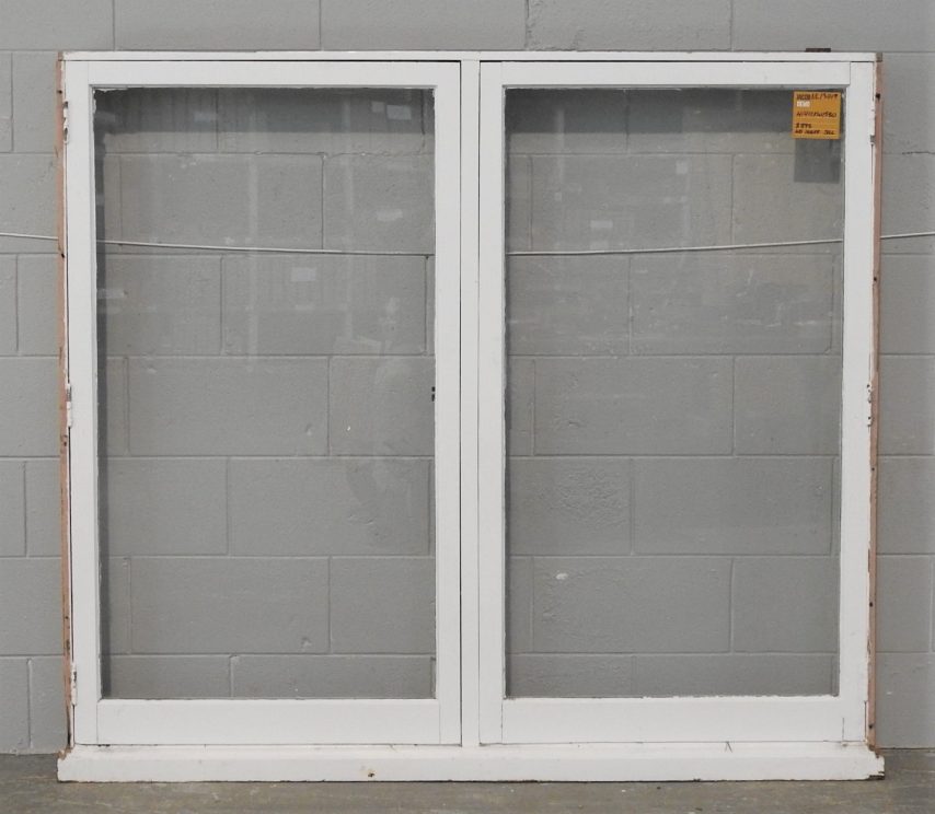 Wooden Casement Window with Two Opening Sashes