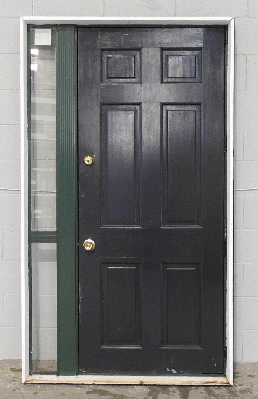 Permanent Green Aluminium Frame with Wooden Door