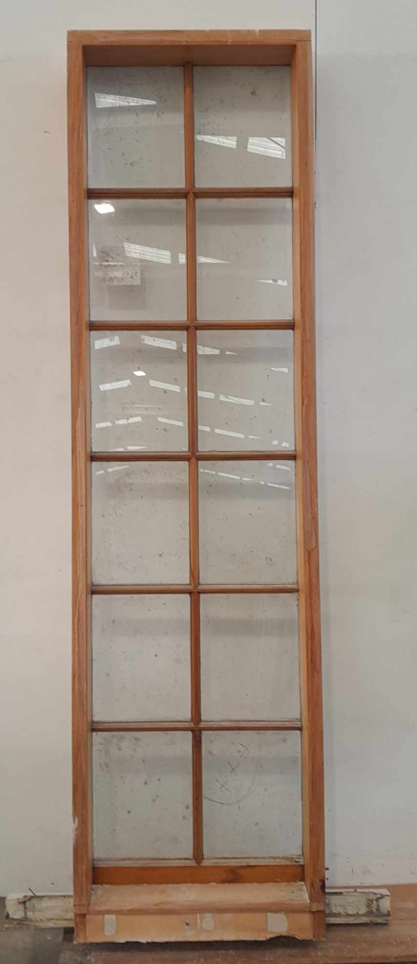 Wooden Colonial style fixed window