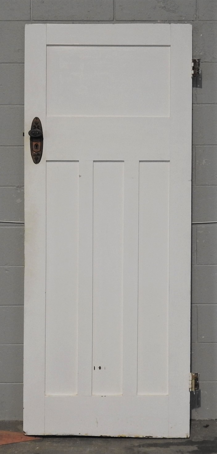 Wooden Bungalow 3 Panel Interior Door - Unhung
