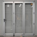Silver Aluminium Bi-Fold Door with Dedicated Door LHS