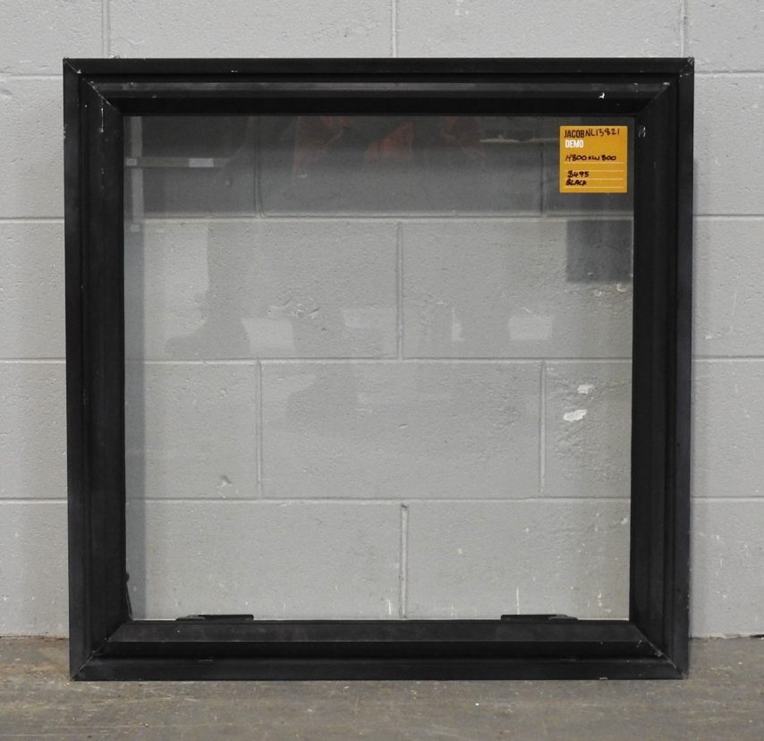 Black Aluminium Single Awning Window