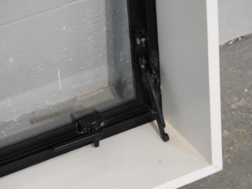 Black Aluminium Single Awning Window