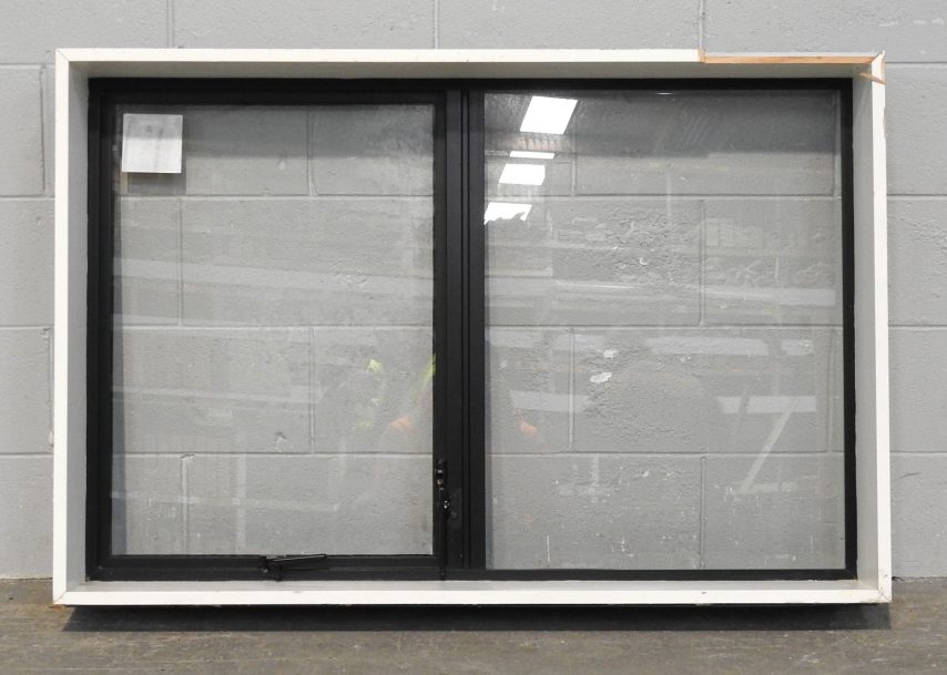 Black Aluminium Single Awning Window