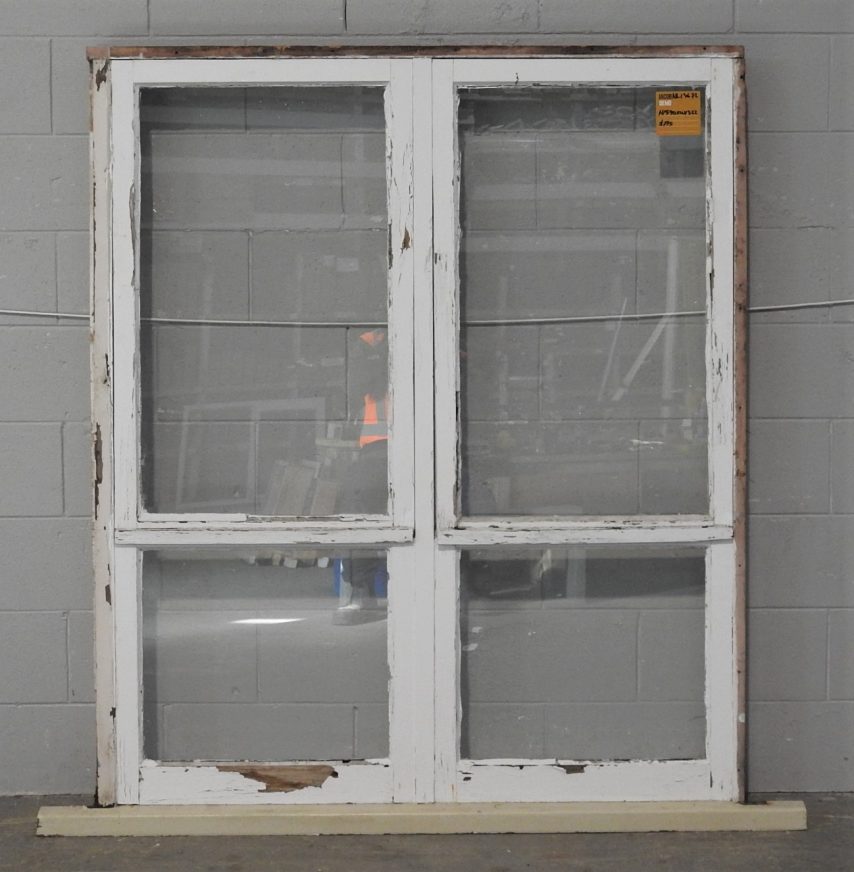 Wooden Double Awning Window With Bottomlights