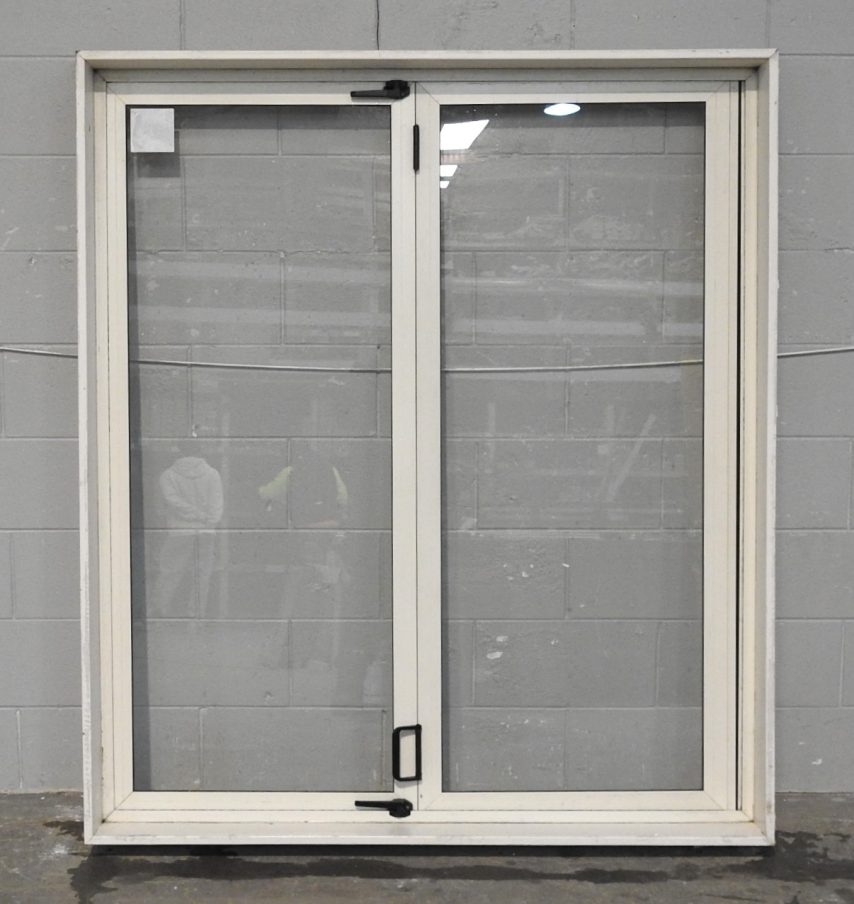 Off White Aluminium Bi-Fold Window