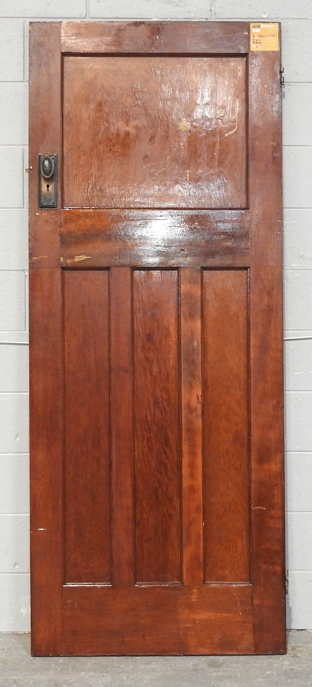 Wooden Bungalow 3 Panel Door - Unhung