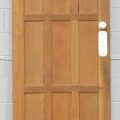 Wooden Bungalow 9 Panel Door - Unhung