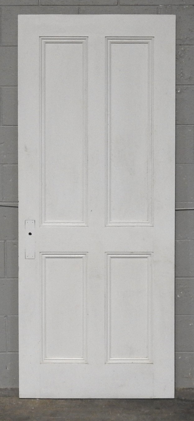 Wooden Villa Style 4 Panel Door - Unhung