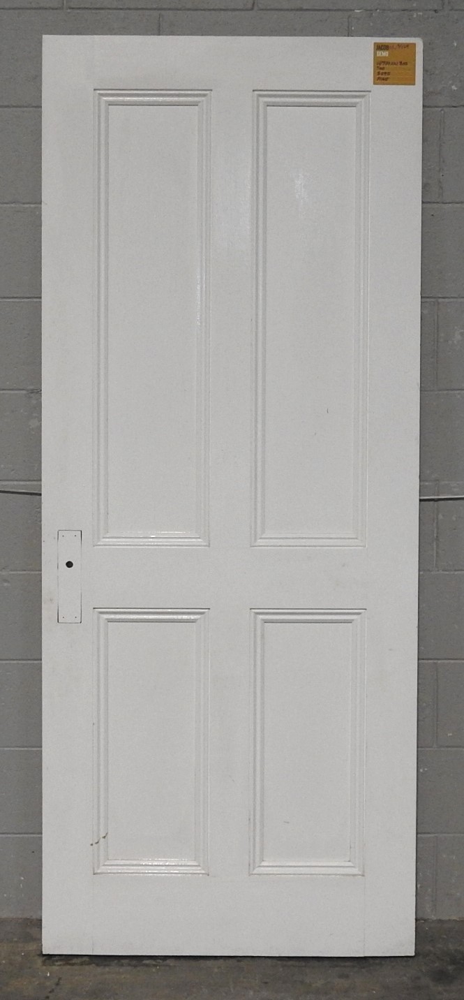 Wooden Villa Style 4 Panel Door - Unhung