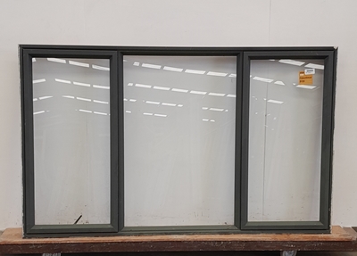 Karaka green aluminium twin awning Window