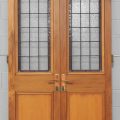 Wooden (Rimu) Villa Style Interior Double Doors - Unhung