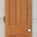 Wooden (Rimu) Villa Style 4 Panel Cupboard Door - Unhung